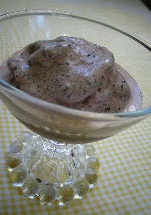 A picture of Sesame and Chocolate Ice Cream.