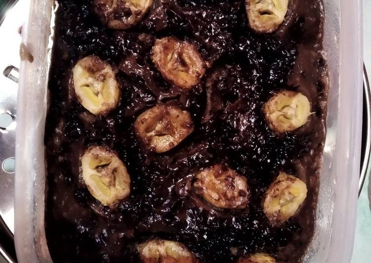 Bolu pisang cokelat kukus