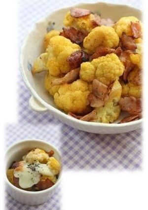 A picture of Curry Flavoured Cauliflower Stir-fry [with a Bonus].