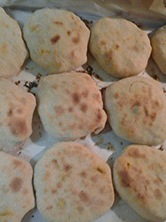 A picture of Vegetarian pie pockets.