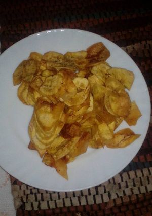 A picture of Matoke crisps.