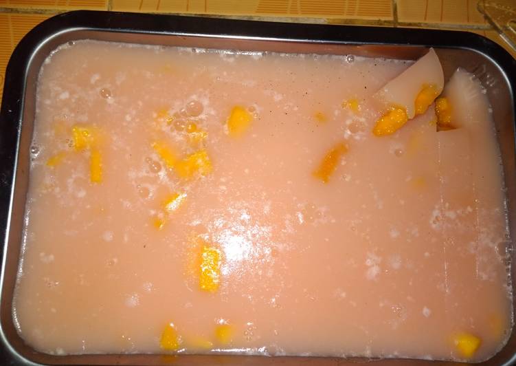 Puding mangga nutrijell sedaaap