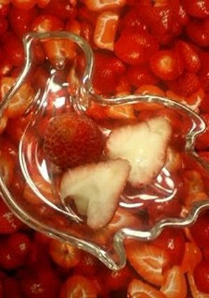 A picture of Homemade Strawberry Milk Ice Cream.