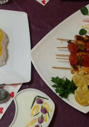 عکسی از دستور جوجه کباب تابه ای