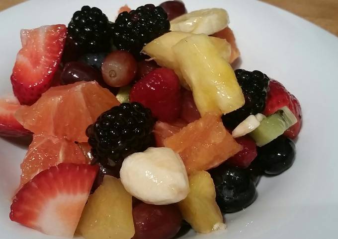 How to Make Any-night-of-the-week Fruits Salad Ala Me..😃