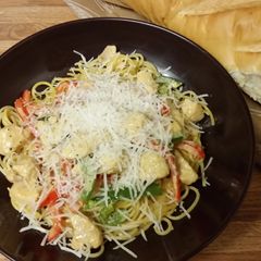 A picture of Cajun Chicken Pasta.