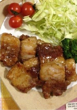 A picture of Pork Belly in Oyster Sauce.