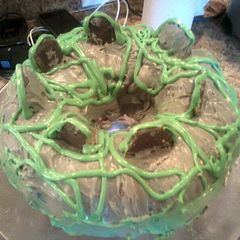 A picture of Graveyard Cake.