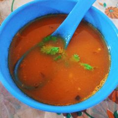A picture of Roasted tomato soup.