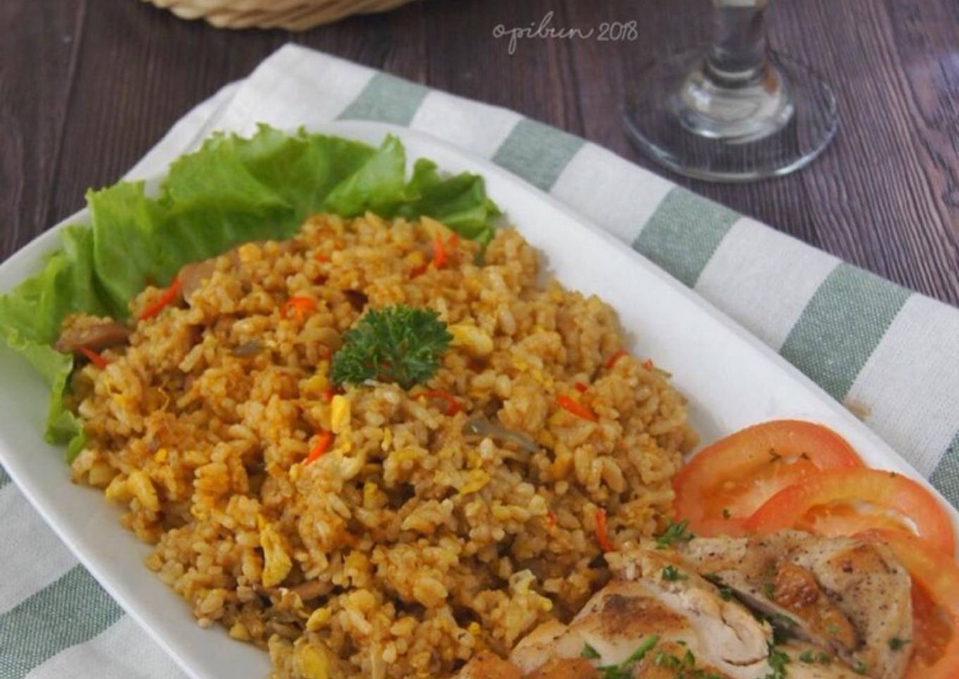 Nasi Goreng Rendang Steak Ayam