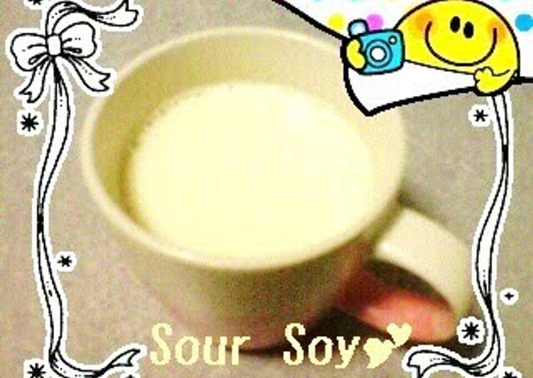 How to Prepare Ultimate Just 3 Ingredients: Hot Vinegar Soy Milk | This is Recipe So Favorite You Must Test Now !!