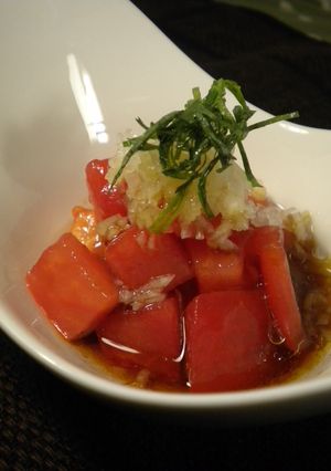 A picture of A Touch of Summer: Japanese-style Tomato Salad.