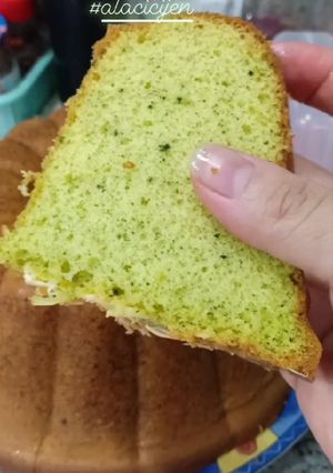 Foto resep Bolu Jadul Pandan Keju