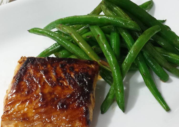 Steps to Prepare Any-night-of-the-week Sweet &amp; Tangy Salmon