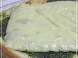 basil cheese toast