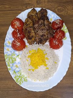 عکسی از دستور کباب تابه ای باطعم سماق🌺