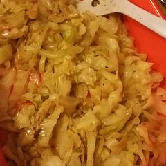 A picture of Fried cabbage.