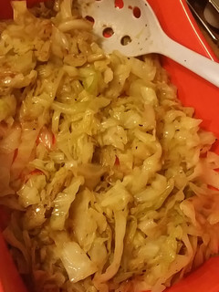 A picture of Fried cabbage.