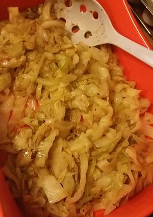 A picture of Fried cabbage.