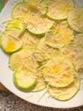 Carpaccio de calabaza