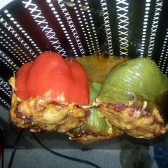 stuffed bell peppers A picture of stuffed bell peppers.