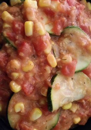 A picture of Zucchini & Corn Stew.