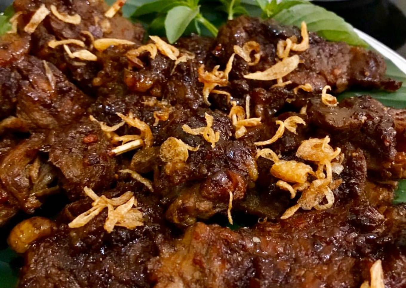 Empal sapi bumbu sate