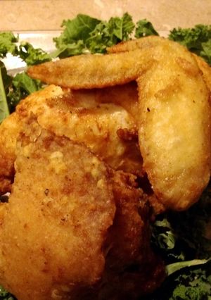 A picture of Deep fried turkey breast.