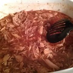 A picture of Root Beer Pulled Pork - Crock Pot Recipe.