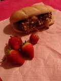 Polish Fresh Sausage and Sauerkraut on a sub roll