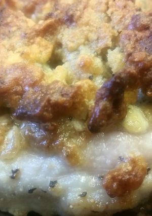 A picture of Bleu Cheese Crusted Pork Chops.