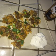 A picture of Football Nachos.