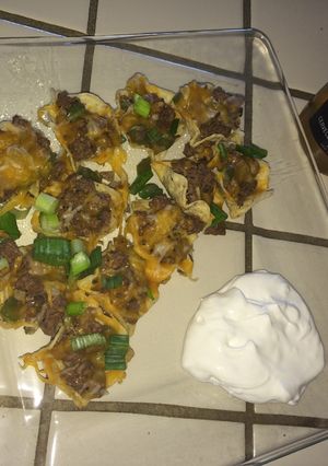 A picture of Football Nachos.