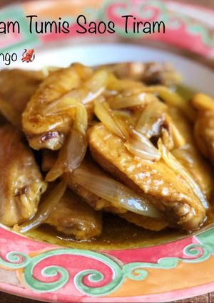 Foto resep HongKong Style - Sayap Ayam Tumis Saos Tiram