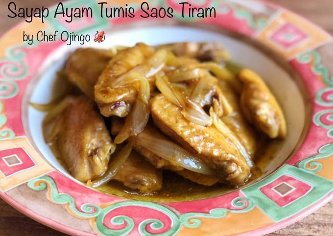 HongKong Style - Sayap Ayam Tumis Saos Tiram