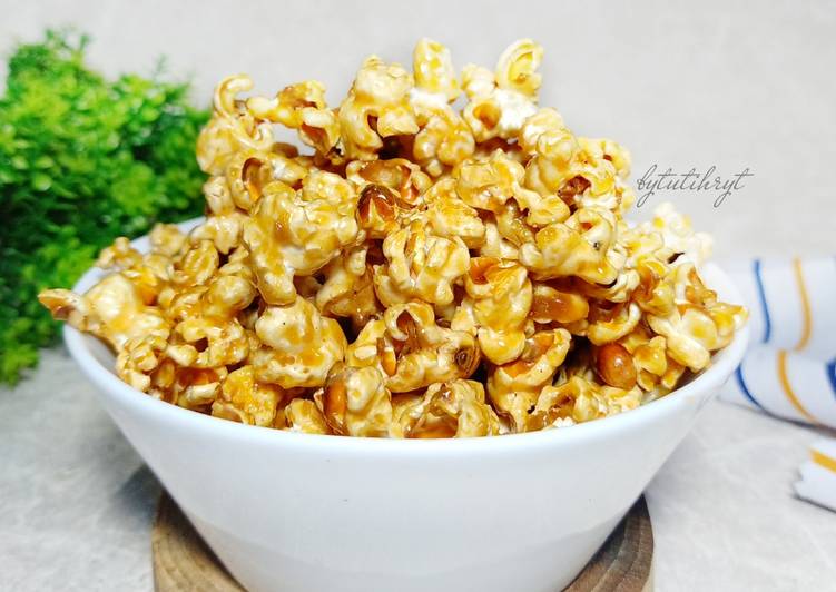 Resep Popcorn caramel XXI yang Enak Banget