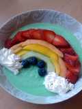 Vickys St Patricks Day Rainbow Dessert, GF DF EF SF NF