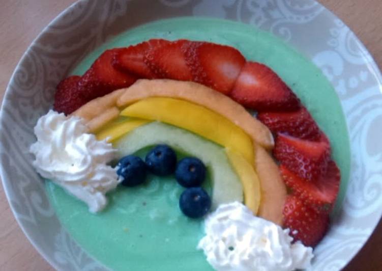 Vickys St Patricks Day Rainbow Dessert, GF DF EF SF NF