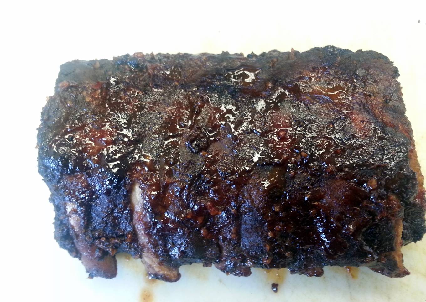 Bourbon Braised Baby Back Ribs