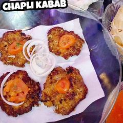 A picture of Chapli kabab.