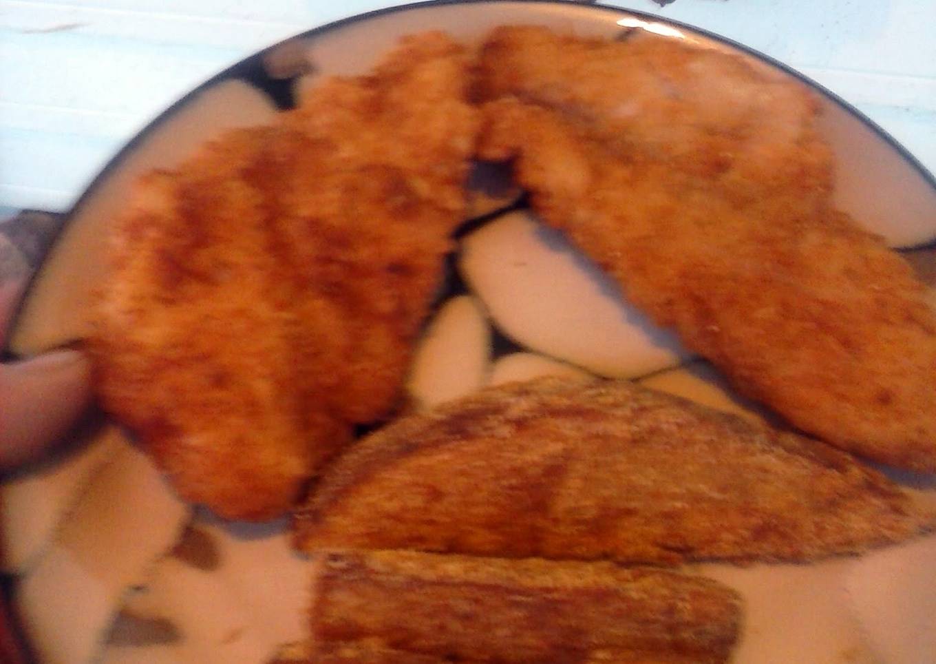 Brad's cheese fried fish