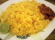 A picture of lentil rice