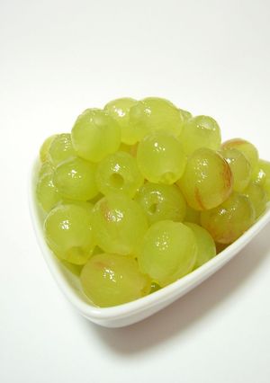 A picture of Simple, Quick and Neat Removal of Grape Seeds & Skins.