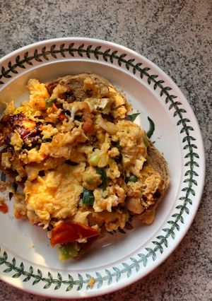 A picture of Breakfast Egg Across the Pan.