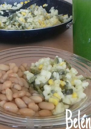 Una foto de Guiso de Papas con Rajas