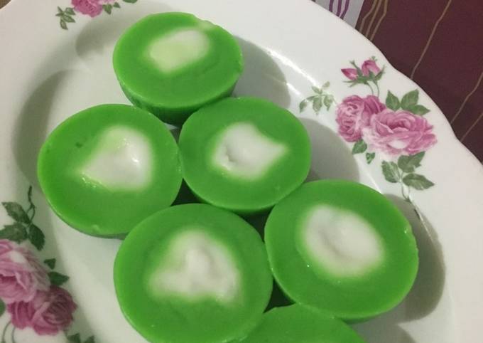 Resep Kue Cantik Manis pandan Anti Gagal