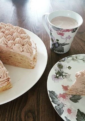 Foto resep Nutella crepe cake