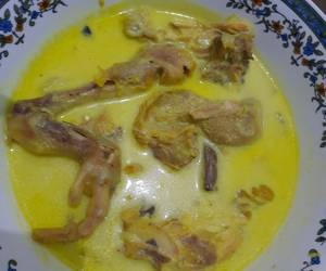 Resep mudah Opor Ayam Kampung Mantul Banget