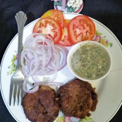 A picture of Shami kabab.