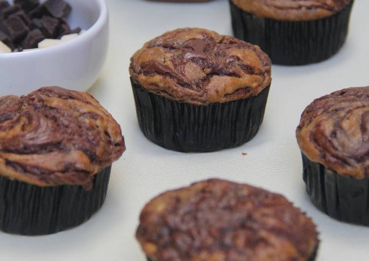 Easiest Way to Make Appetizing Banana nutella muffins